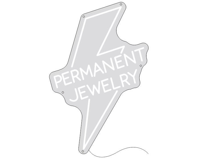 Permanent Jewelry Neon Sign